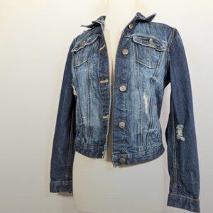 Zara Trafaluc Premium wash denim jacket L
